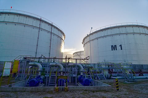 A fuel storage facility constructed in the Subic Bay Freeport Zone