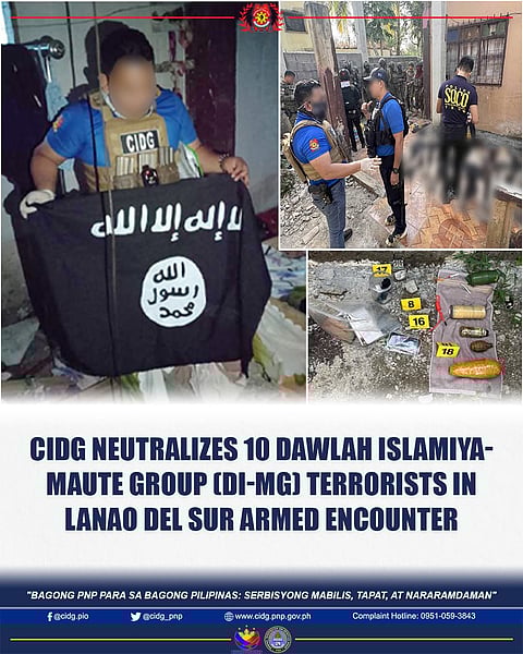 10 terrorists, including head of Maute Group, neutralized in Lanao Del Sur