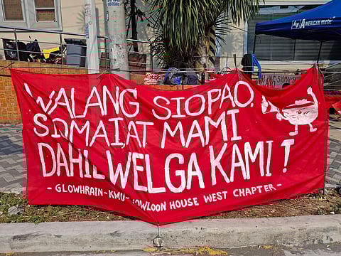 Kowloon House workers press product boycott