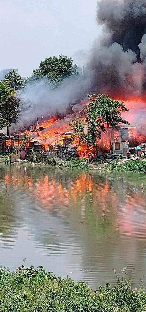 Over 140 families displaced by fire in Pasig