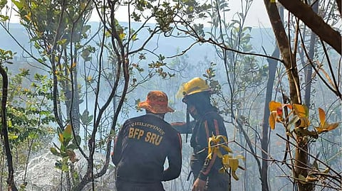 Grass fire engulfs parts of Homonhon