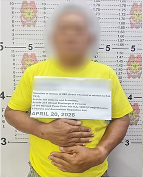 Retired marine arrested after threatening minor, firing gun in Taguig