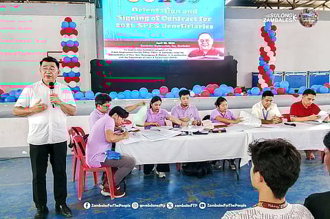 Around 234 students took part in the Orientation and Signing of Contract for 2026 Special Program for Employment of Students (SPES) Beneficiaries at the Zambales Sports Complex Gymnasium in the capitol town of Iba, Zambales on April 20, 2026.