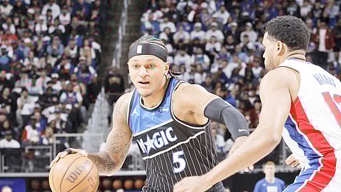 PAOLO Banchero powers the Orlando Magic to a 112-101 win over the Detroit Pistons to draw the first blood in their NBA Eastern Conference playoffs series.