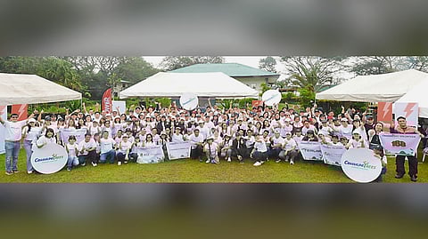 MPOWER and more than 200 of its partners participate in the communitrees tree planting activity in siniloan, Laguna to boost sierra Madre green cover.