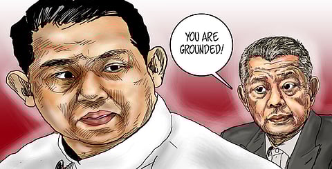 FRATERNITY brothers Rep. Martin Romualdez (left) and Ombudsman Jesus Crispin Remulla may no longer see eye to eye.