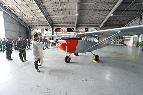 The Air Logistics Command (ALC) of the Philippine Air Force (PAF) turned over a T-41B aircraft to the Air Education and Training Command (AETC) at Hangar 14, 410th Maintenance Wing, Air Force City in Clark Freeport on April 20, 2026.