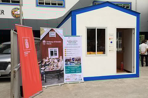 Pasig tests recycled-plastic housing unit for informal settler families