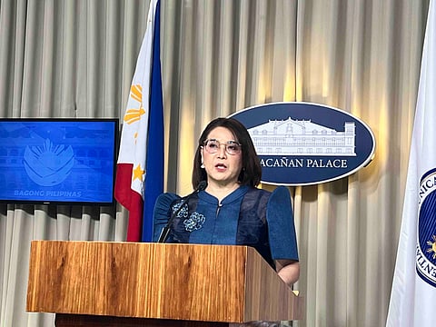 Palace press officer, Usec. Claire Castro