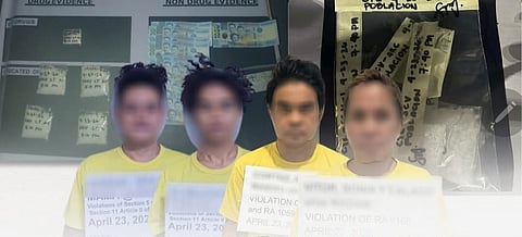 Joint operatives confiscated more than ₱1 million worth of illegal drugs and a .22 caliber firearm, arresting four HVIs in Baliwag City and Angeles City on 23 April.