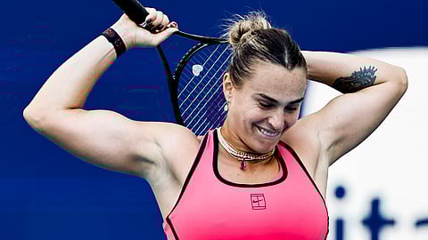 ARYNA Sabalenka shows no rust in pulling off a 7-5, 6-3 win over Peyton Stearns to advance to the third round of the Madrid Open women’s singles event.