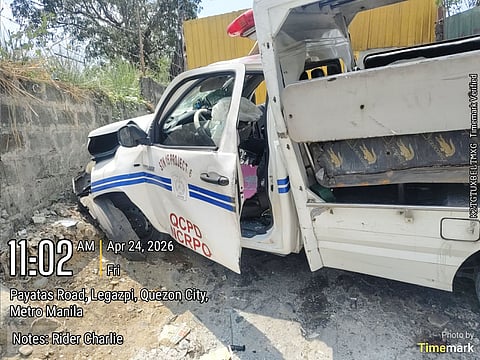 Five dead in police mobile crash in QC