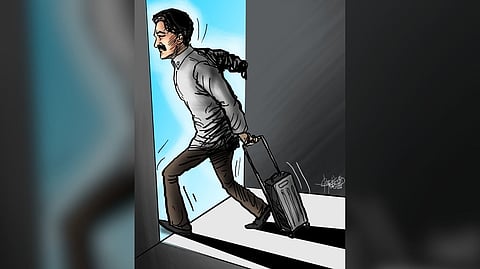 Who stubbed Robin’s toe?