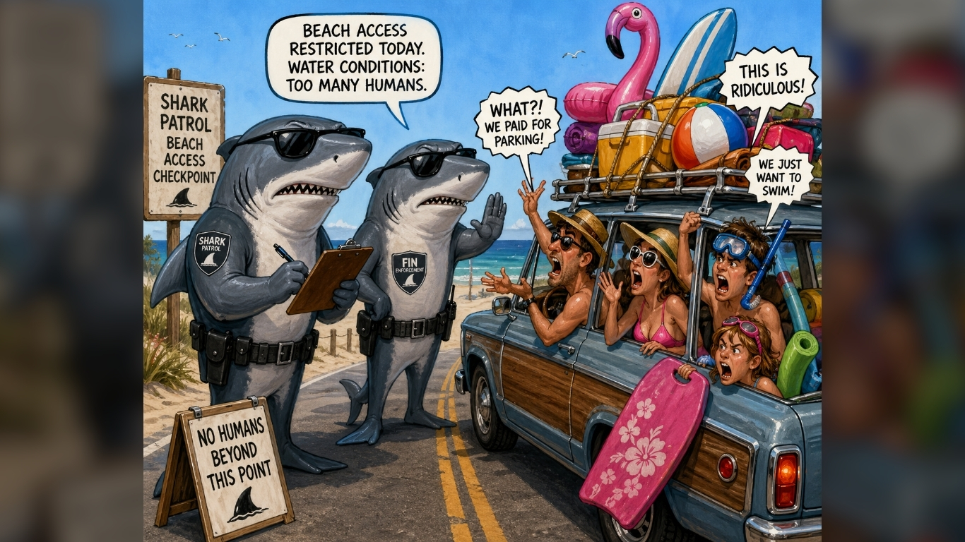 'THEY'RE not the fish you want to be swimming in the same water with.'