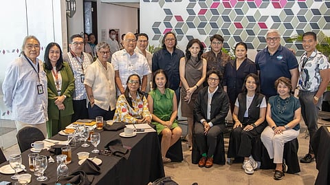 ALEXANDER Cortez, CCP technical advisor for Artistic Matters; Krischelle Matas, Department Manager III, CCP Human Resource Management; Dennis Marasigan, CCP artistic director; Felix Monino Duque, member of CCP Board of Trustees; Jaime Laya, CCP chairman; Junie del Mundo, CCP Board of Trustees member; Alfredo Aquilizan; Kaye Tinga, CCP president; Carlos Quijon Jr.; Ma. Carissa Coscolluela, CCP Board of Trustees member; Jonathan M. Velasco, CCP Board of Trustees member; Jose Victor Gaite, CCP vice president for Administration; Isabel Aquilizan; Dindin Araneta; Isa Lorenzo; Sheila Ramos; and Tina Colayco.