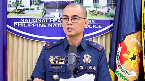 PNP spokesperson Brig. Gen. Randulf Tuaño