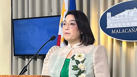 Palace press officer, Usec. Claire Castro