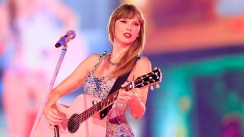 Singer and songwriter Taylor Swift during her Eras Tour