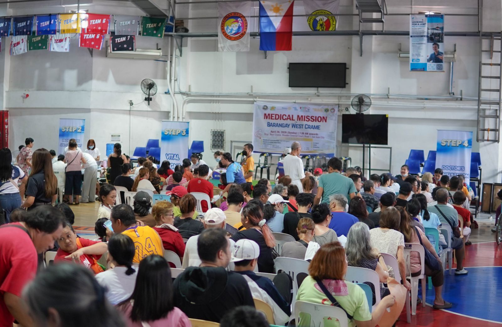 700 residents get free care in West Crame medical mission