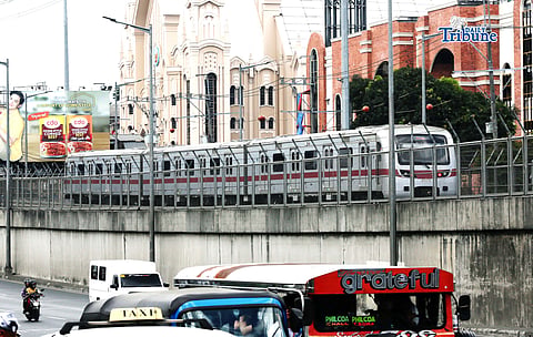 Metro Rail Transit Line 7 (MRT-7) train running at the train track as they conducted the test run, along Commonwealth Avenue in Quezon City last 27 April 2026. The 22 kilometer with 14 station MRT 7 line connected San Jose del Monte, Bulacan to North Avenue in Quezon City. The project is now tracking partial operations by early 2026, with full operations expected to follow in 2027.