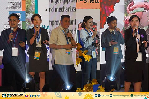 IN PHOTO: 2026 NICE Pitching Session (from left to right) Mr. John Joseph D. Zarate (Northern Luzon Cluster); Ms. Rehyle Gaile S. Palma (Visayas Cluster); Engr. Joseph O. Golingay (Visayas Cluster); Ms. Alvie Asuncion Astronomo (NCR Cluster); Mr. Charly David Manuel (Northern Luzon Cluster); and Ms. April Anne Vino (Mindanao Cluster).