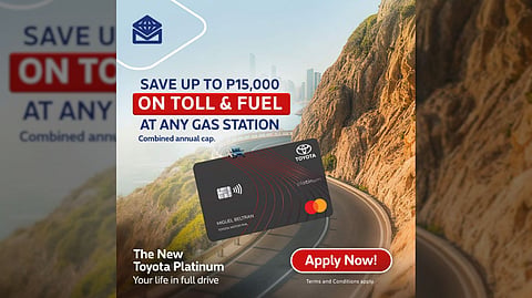 Metrobank helps motorists manage mobility expenses with the Toyota Platinum Card