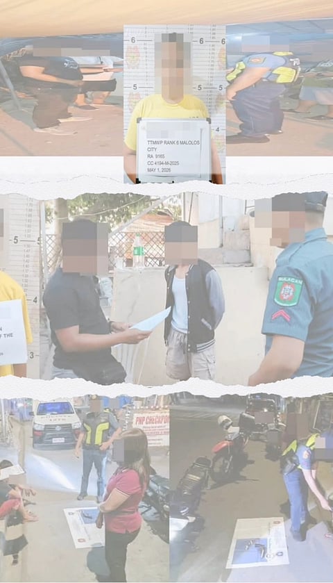 Bulacan police collared four individuals, including top fugitives, and confiscated illegal firearms and prohibited drugs in separate successful operations across the province on April 30 to May 1.