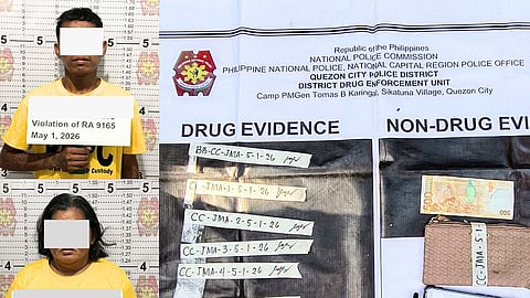 Drug suspects nabbed; over P100K worth of illegal drugs seized in QC buy bust operation