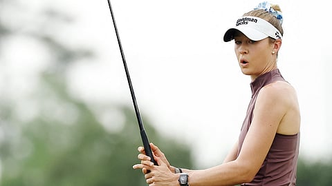 NELLY Korda cards a sizzling 67 to post a three-shot lead entering the final round of the LPGA Riviera Maya Open in Mexico.