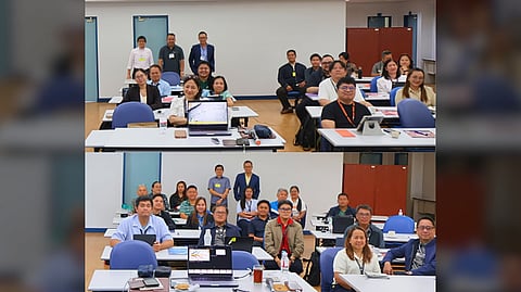 TEAM members from AIC Airports and the Civil Aviation Authority of the Philippines during the Project Management and AI Leadership Training held at the Civil Aviation Training Center in Parañaque City recently.