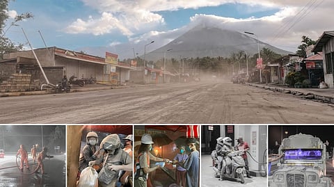 RESPONSE on the ready Health and mobility are top priorities for government assistance in the province of Albay as heavy ashfall has covered roads and rooftops and affected air quality, affecting thousands of households.