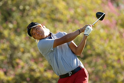 HUR In-hoi finds himself in trouble after getting penalized during the Maekyung Open in South Korea.