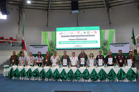 Southern Leyte declared insurgency-free