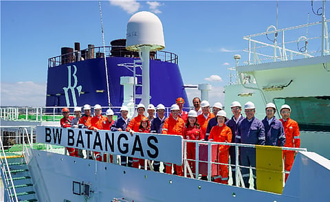 REPRESENTATIVES from Japan’s Ministry of Economy, Trade and Industry; Ministry of Foreign Affairs, the Japanese Embassy in the Philippines, and members of the Japanese Parliament join Prime Infra, Tokyo Gas, and First Gen officials during a visit to the LNG terminal at the Philippine NatGas Complex in Batangas.
