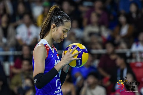 THEA Gagate gets the chance to play with incoming ZUS Coffee and Farm Fresh rookies in the Alas Pilipinas squad that will compete in the 2029 FIVB Volleyball Women’s World Championship.