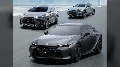 LEXUS displays its electrified lineup at the Auto Focus Summer Test Drive Festival.