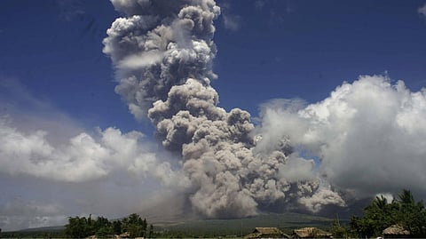 INTENSE Mayon Volcano activity has shrouded farms, roads, and villages in Albay in thick gray ash, disrupting agriculture and daily life in affected communities.