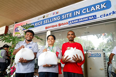 PBBM's P20 rice will now be regularly available to Clark Freeport workers