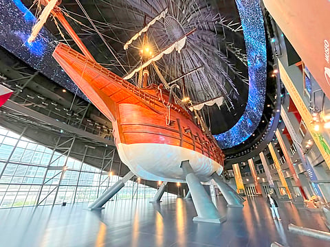 THE full-scale replica of the galleon Espiritu Santo, the centerpiece of Museo del Galeón in Pasay City.