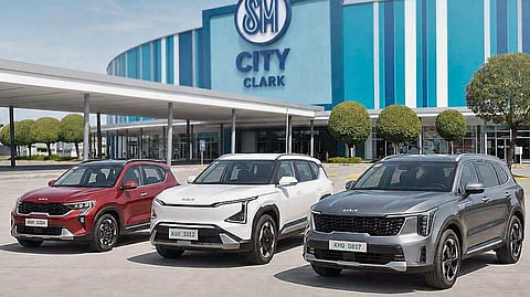 CENTRAL Luzon residents saw Kia’s Sonet, EV5 and Sorento Turbo Hybrid during The Kia Movement stop at SM City Clark.