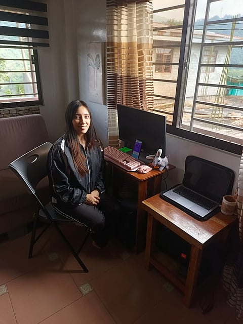 One of the 62 mothers who are now part of Aboitiz Power Corporation’s Elevate AIDA program in Benguet.