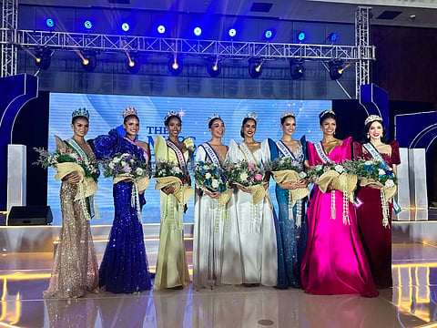 Miss Eco Teen Philippines Trexy Paris Roxas, Miss Teen Universe Philippines Catherine Wardle, Miss Charm Philippines Apriel Smith, Miss Cosmo Philippines Ysabella Ysmael, Miss Eco Philippines Jenrose Javier, Miss Supranational Philippines Allyson Hetland, Miss Tourism World Philippines Marian Arellano, and Miss Worldwide Philippines Nicole Borromeo