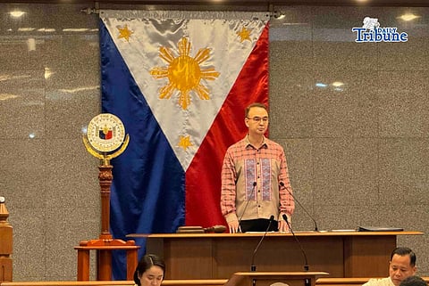 Senate President Alan Peter Cayetano delivered his first speech following the ouster of Senator Vicente Sotto from his post.