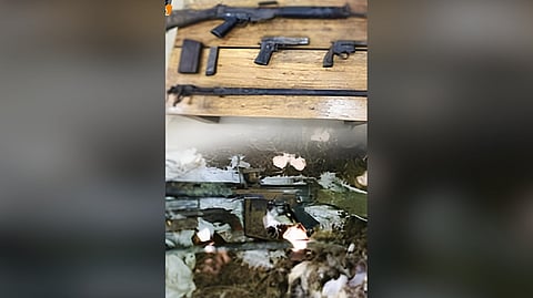 Insurgents’ arms cache discovered