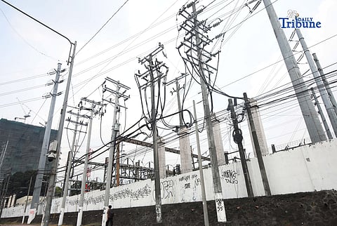 (May 14 2026) Grid Electricity lines at Meralco Diliman substation along commonwealth avenue pictured on Thursday May 14 2026. The NGCP has raised yellow and red alerts today due to shortages in power supply and power reserves from Luzon power plants, yellow alert will be on 3:01 PM – 4:00 PM and 10:01 PM – 11:00 PM while red alert affected areas may experience power outages from 4:01 PM – 10:00 PM The Philippines frequently experiences power interruptions during the hot and dry months of April and May as electricity demand surges. Photo/Analy Labor
