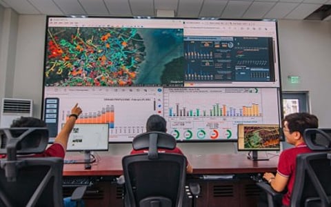 UNMANNED substation More Electric and Power Corp. control center remotely manages its fully unmanned substation in this photo. The 30-megavolt-ampere unmanned substation is considered a landmark initiative for the energy sector in Western Visayas.