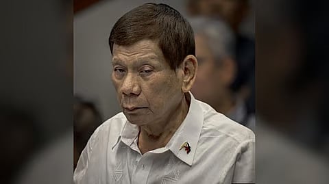 FORMER President Rodrigo Duterte’s