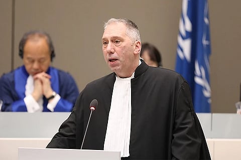 Ex-president of the International Criminal Court Bar Association, Peter Haynes, as former president Rodrigo Duterte's new lead counsel. He replaced British-Israeli lawyer, Nicholas Kaufman.