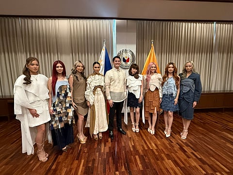 BINI with Rep. Javier Miguel Benitez captured by Mj Felipe