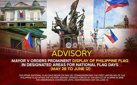 Observe National Flag Days! Display of Philippine Flag enjoined in San Fernando from May 28 to June 12